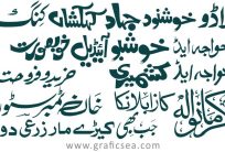 Names & Words of Urdu Language Calligraphy Pack Free