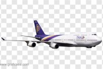 Thai Air Plane Free Png Download