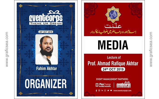 Events ID Cards Design