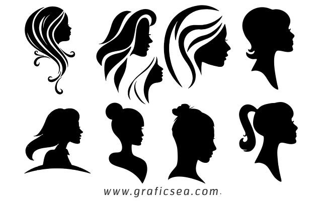 Stylish Beauty Salon Logos Icons Free | Graficsea
