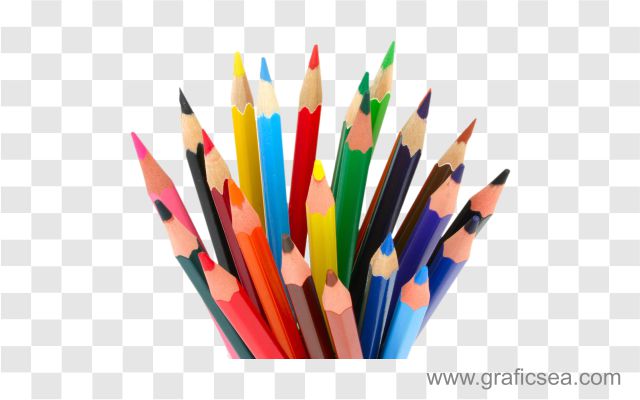 Colored Pencils Stock