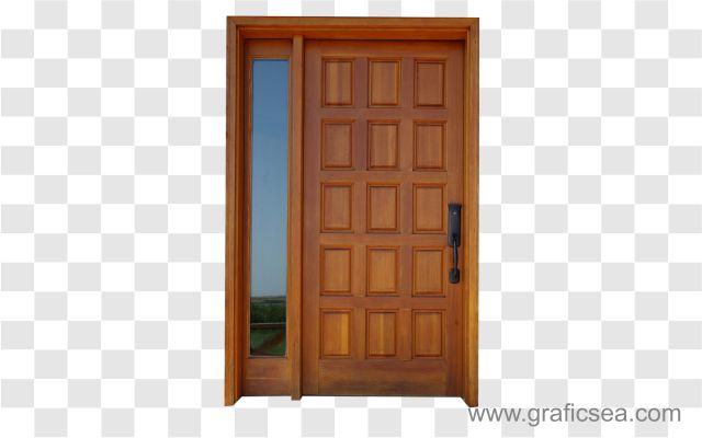 Beautiful Wooden Front Door