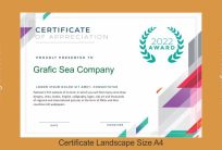 Creative Certificate Appreciation Award