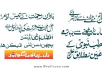 Different Urdu Jumlay, Sentences Calligraphy