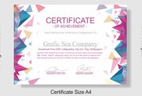 Modern Certificate Design Corporates Companies