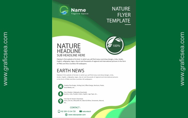Nature Poster Template Design