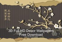 Chinese Cherry Blossom Flowers Tree Home Decor Wallpaper, Full HD Image, Photo Free Download