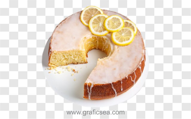 Lemon Circle Cake Transparent Image PNG type Free Download