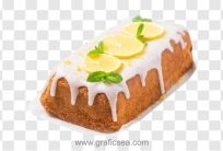 Lemon Creamy Cake Transparent Image PNG type Free Download