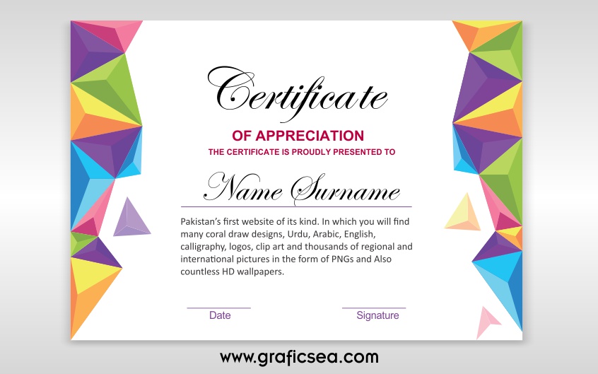 Modern Certificate of Appreciation