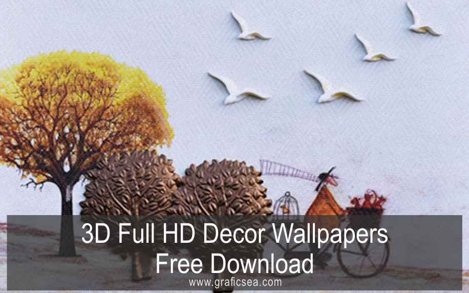 Water Color Drawing Art 3d Wallpaper Free Download | Graficsea