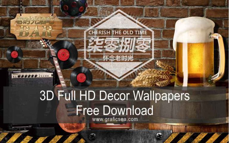 chinese restaurant shop 3d wallpaper