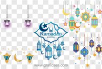 Ramadan ul Mubarak Colorful Clipart
