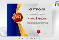 Modern Design of Certificate of Appreciation