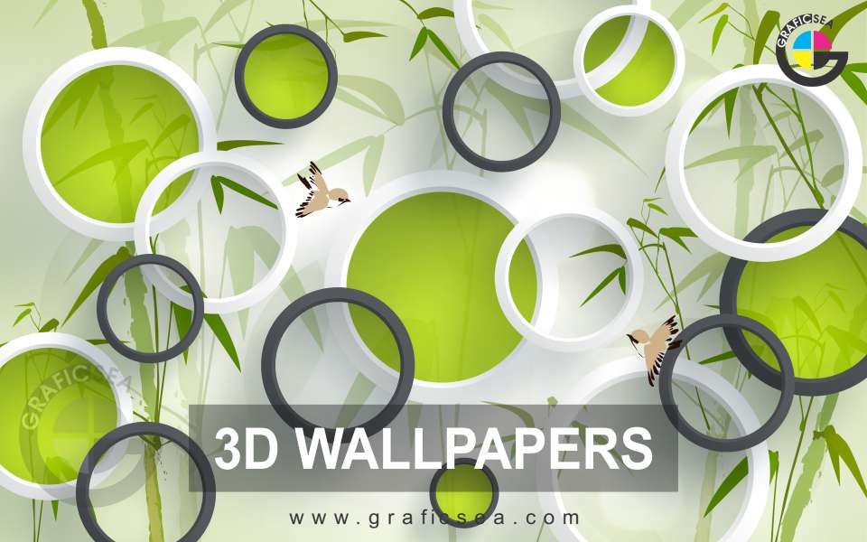 3D Colorful Wallpaper for Room Decor