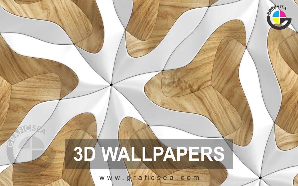 Corporate Office Stylish 3D Wooden Murals
