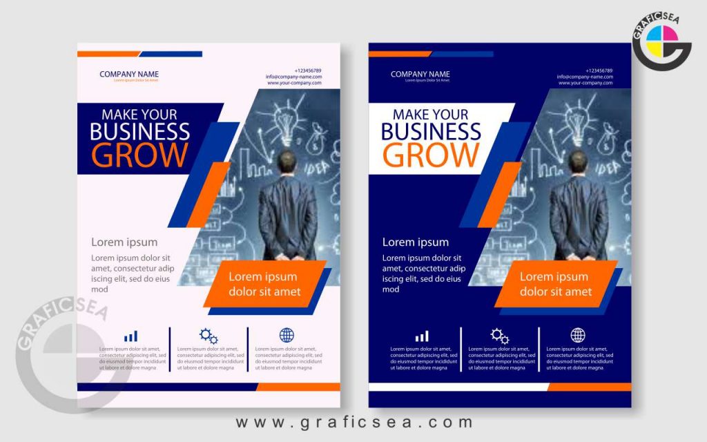Modern Business Ad Flyer Cdr Vector Design Free Download | Graficsea