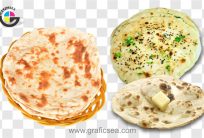Tandoori Roti and Pratha with butter png images pack free download