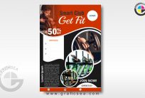 CDR Health and Gym Poster Vector Design Free Download