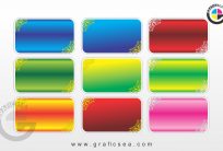Colorful Box Banner CDR Vector Clipart Pack