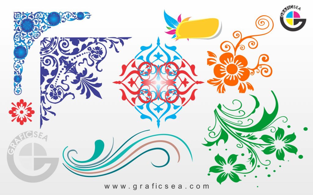 Floral Decorations Vector Art Design Free Download | Graficsea