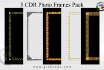 Islamic Ornate Vintage border Frame CDR