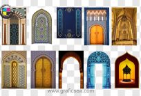 Social Media Islamic Design PNG Background Pack