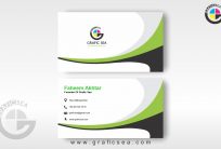 Stylish Creative Business Card Cdr Vector Template Free