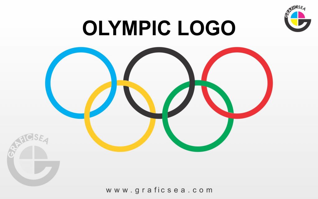 World Olympic Organization Logo Line Art Vector Free Download | Graficsea