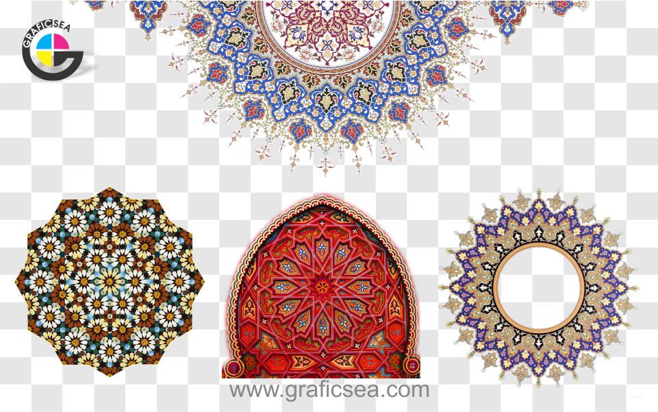 Islamic Art Raound Mandala Design Png Pack