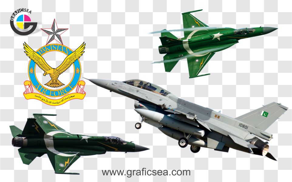 Pakistan Air Force F16, JF Thander Png Pack