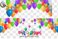 Party Birthday Design Decor Balloons PNG Images