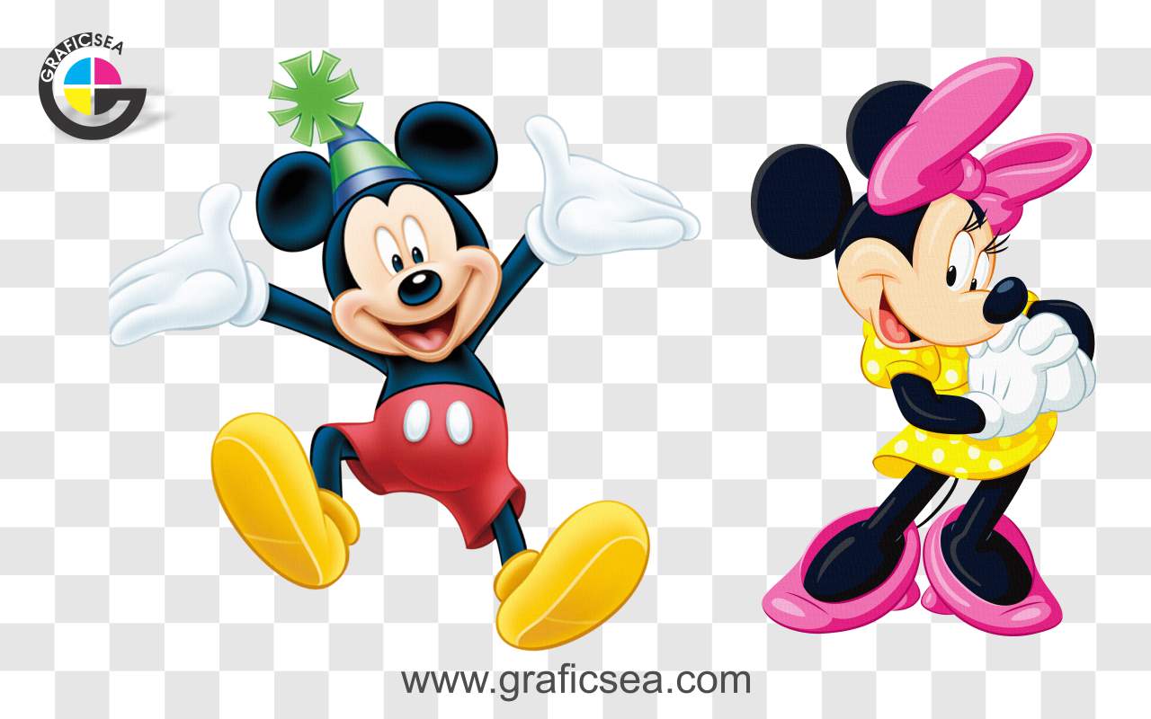 Micky and Minnie Mouse Cartoon PNG Images