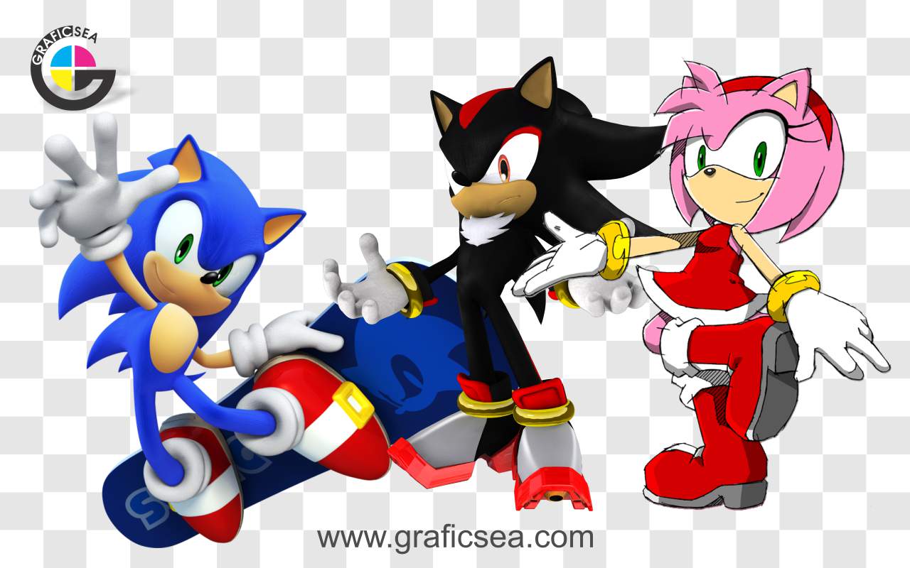 Sonic Cartoon Character PNG Image