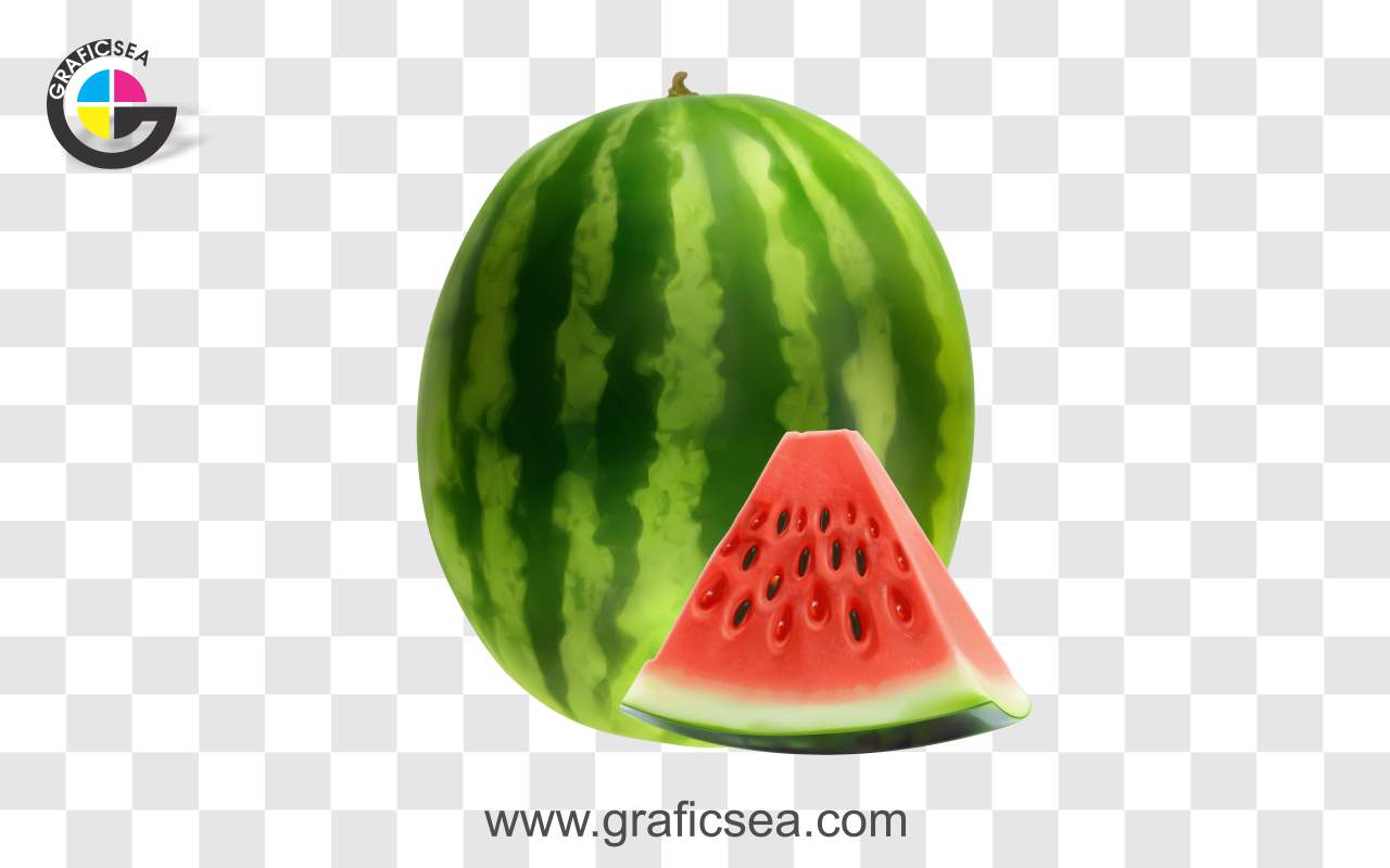 Watermelon with Slice PNG Images