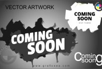 Coming Soon Vector Artwork CDR Design