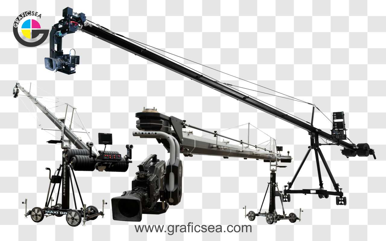 Broadcast Camera Wheel Crane PNG Images