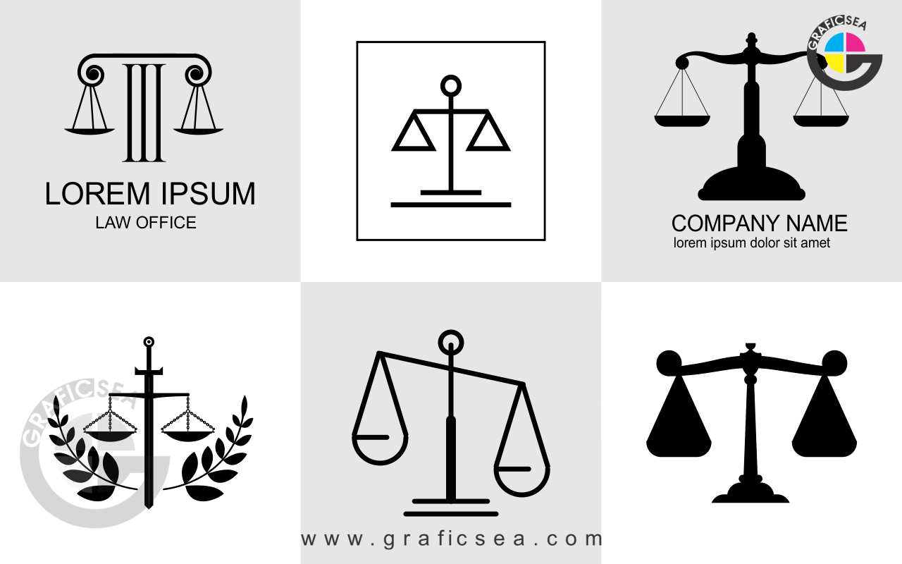 Different Law Office Logos CDR Design