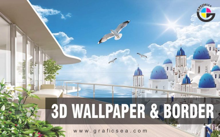 Natural Sea Scenery 3D Mural