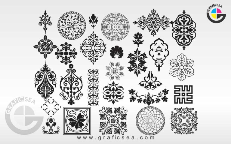 Digital Embroidery Textile Print Design CDR File