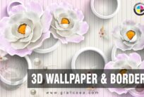 Room Walls Decor 3D Flower Mural-1