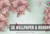 Beauty Parlor walls Decor Luxury Flower Type Mural