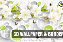 Bedroom Side Wall Decoar 3D Flower Image