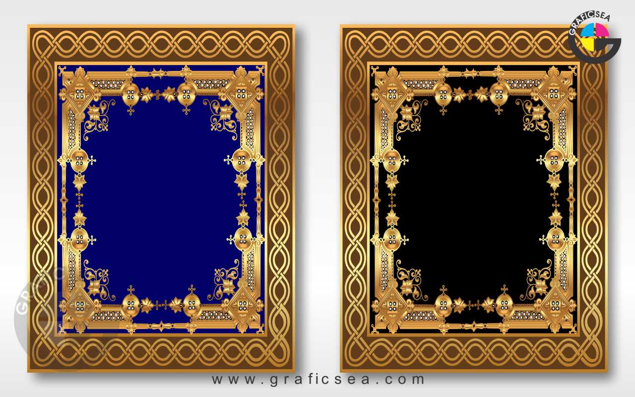 Luxury Style Wall Photo Decor Frames CDR File Free Download | Graficsea