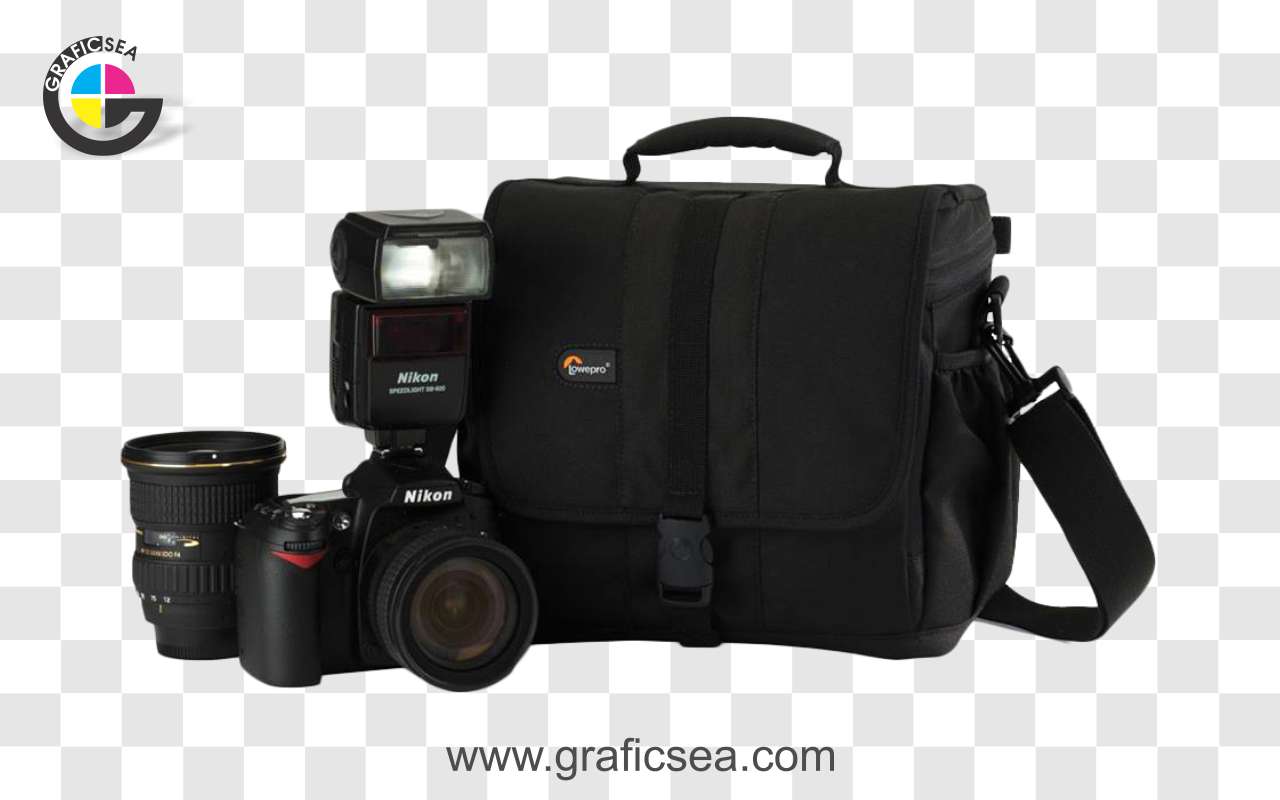 Nikon Camera Sport Lowepro Hand Bag PNG Image