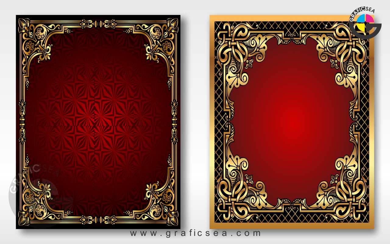 Set Of Floral Photo Frame Vector Art CDR File Free Download | Graficsea