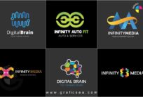 6 Different Infinity Style Creative Logo CDR File