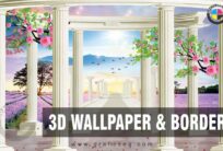 Gazibo Type Photo Studio Back Wall Mural