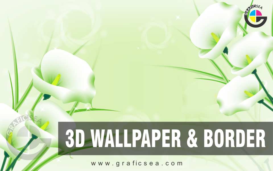 Green Flowers and Plants TV Room Wall Decor