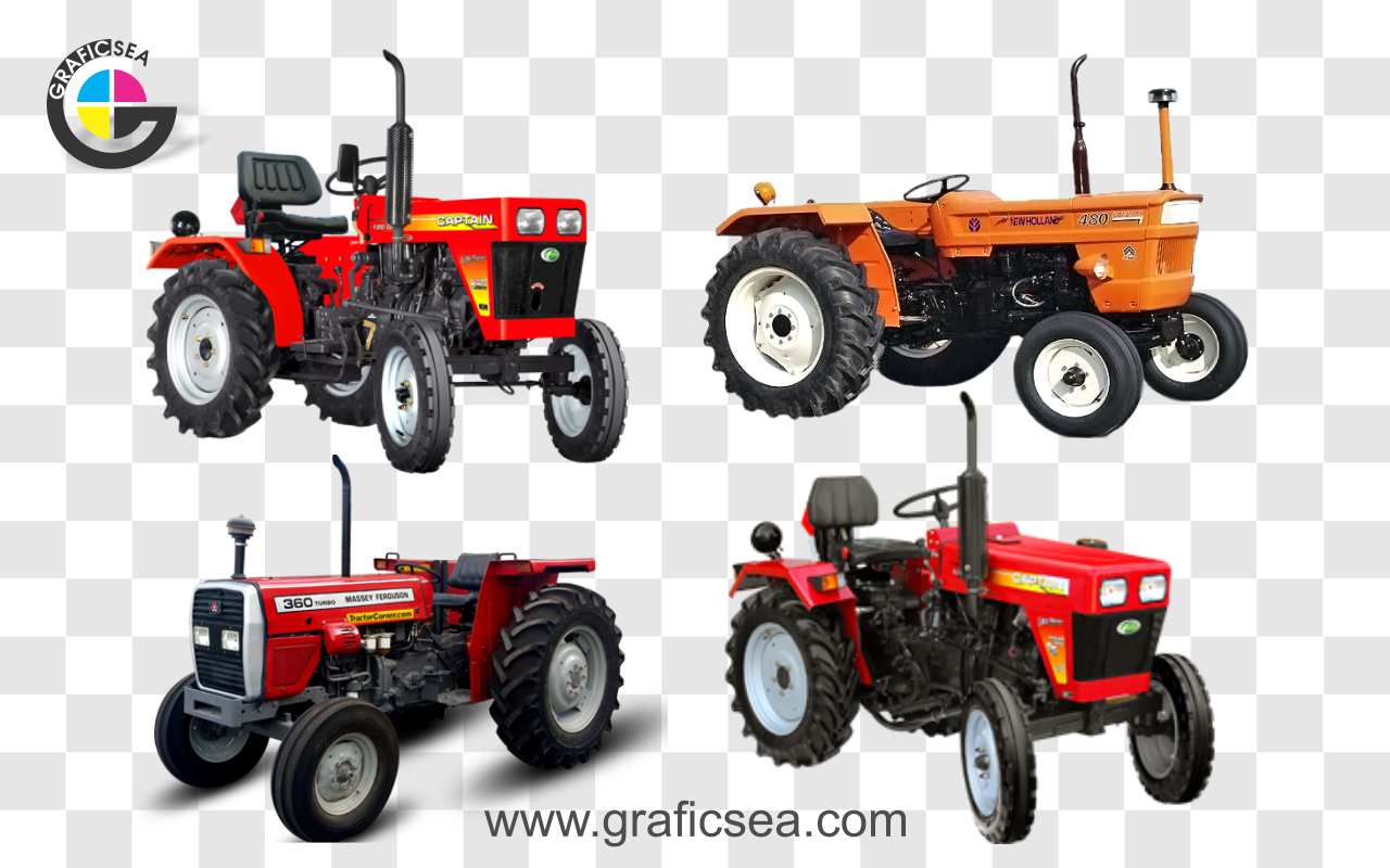 Messy Forgusan Tractors 4 PNG Images